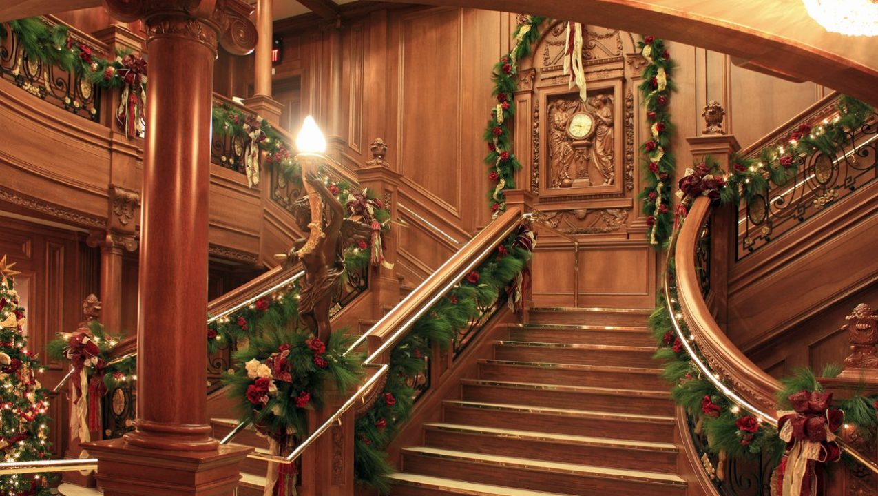 Finial Staircase at the Von Trapp House - Precision Timber Handrails